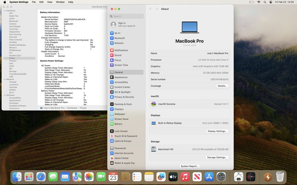 MacBook Pro 2018 15 | i7 2.2ghz | 32gb ram | Radeon 555x 4gb | 256 ssd