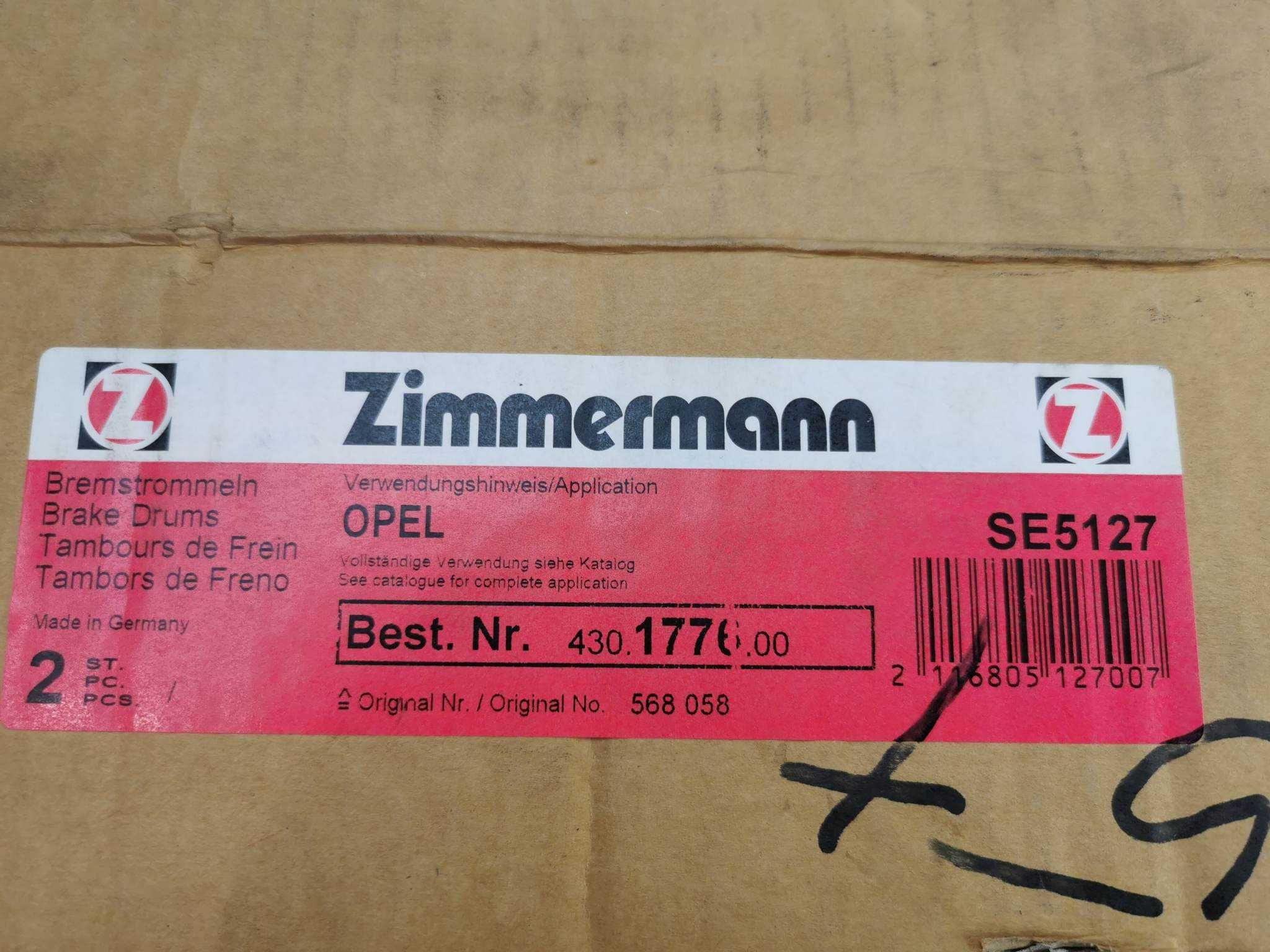 Bęben hamulcowy 2x opel Kadett D E CC Astra F Opel GT komplet