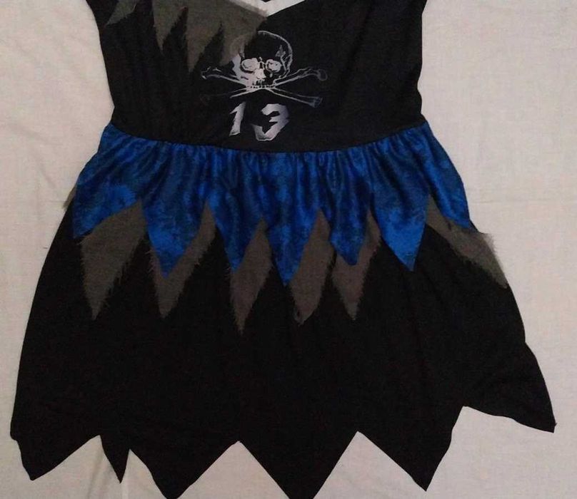 Карнавальное платье Чирлидер монстер на Хеллоуин, размер L