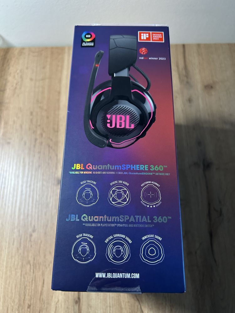 Навушники JBL Quantum 910 Wireless (JBLQ910WLBLK)