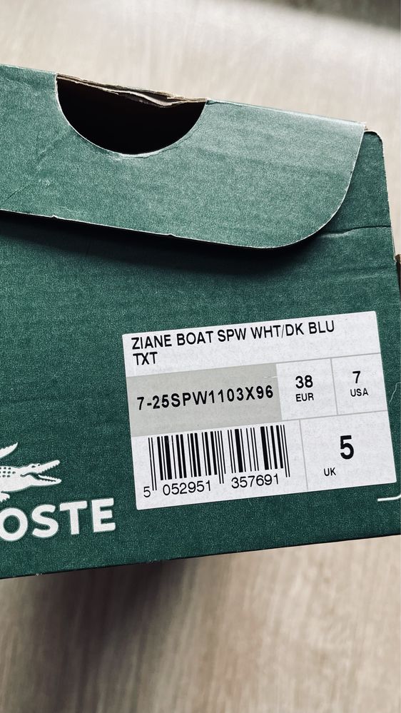 Lacoste trampki oryginał 37,5