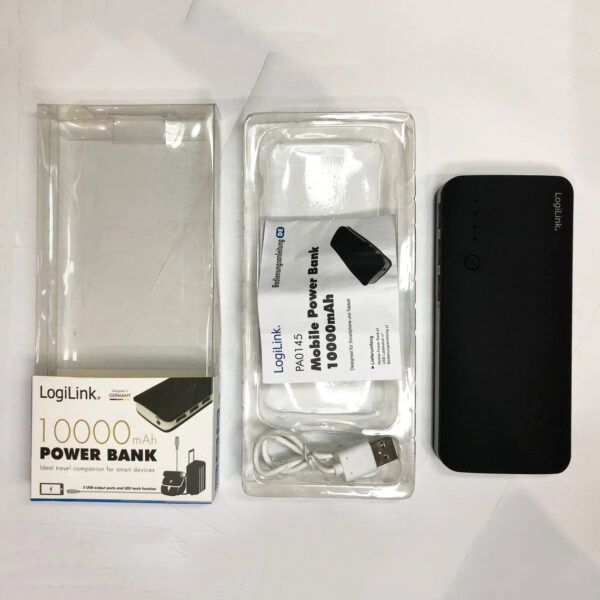 Power Bank Logilink PA0145, Fast Charge, 2,4A, 10000 mAh