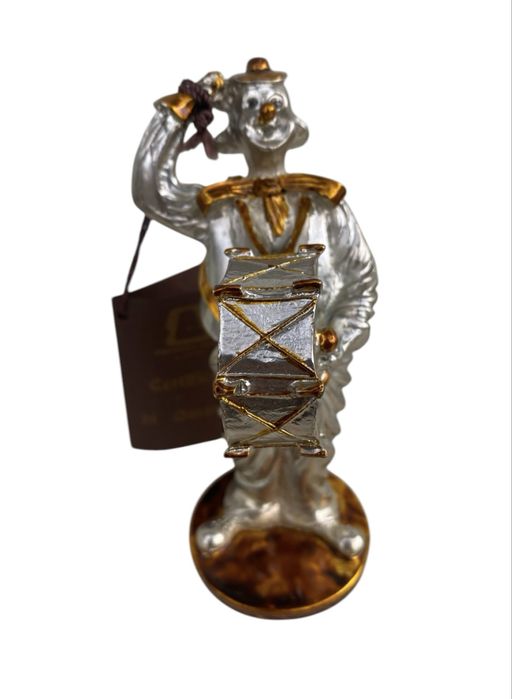 Estatueta de Palhaço Revestido a Prata 925