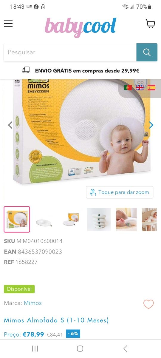 Almofada MIMOS medical device