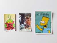 3 cromos TOUs + BEVERLY HILLS + SIMPSONS (Bollycao) antigos | lote
