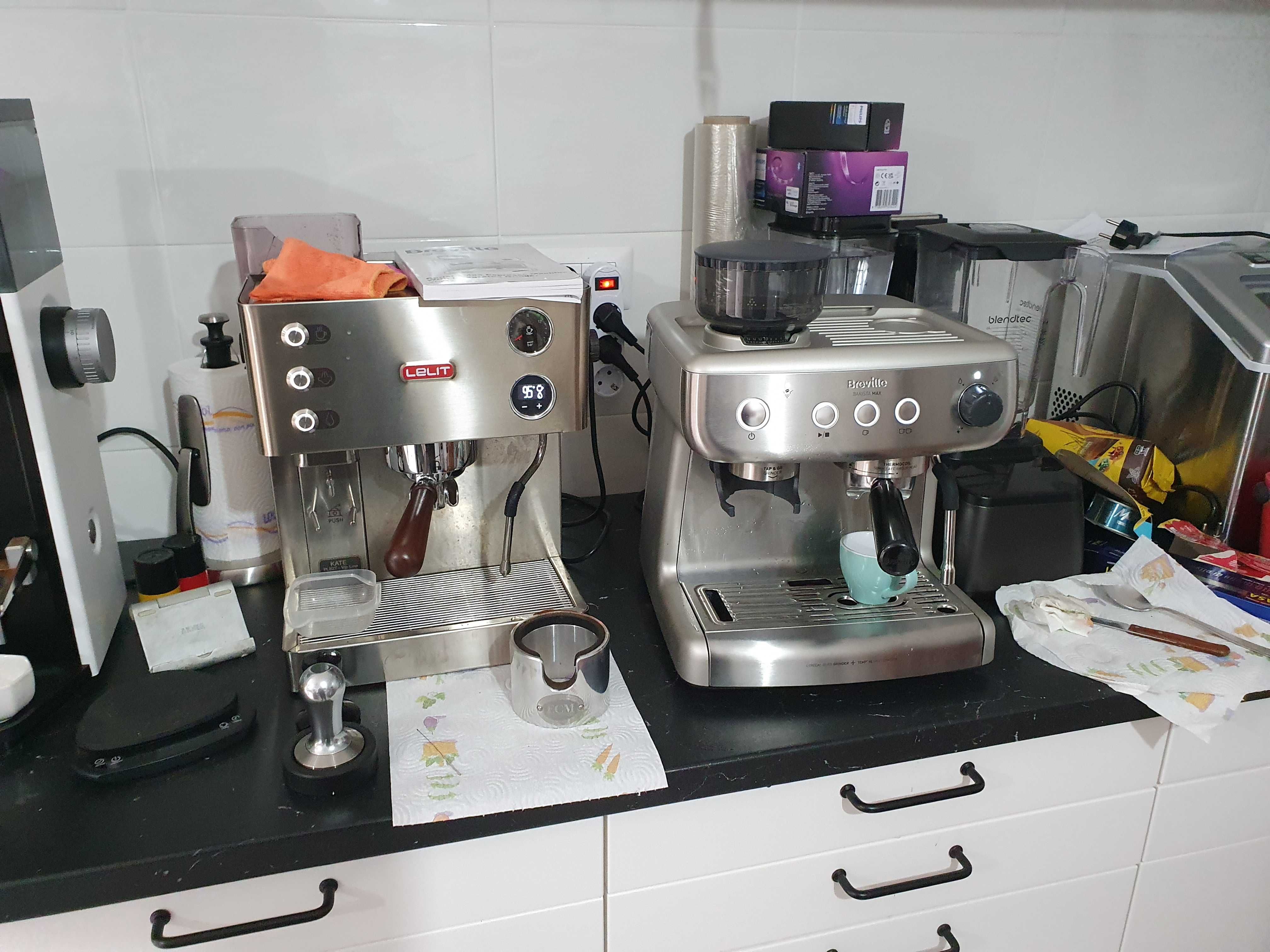 Кофемашина эспрессо Breville Barista Max VCF126X Проф группа 58 мм