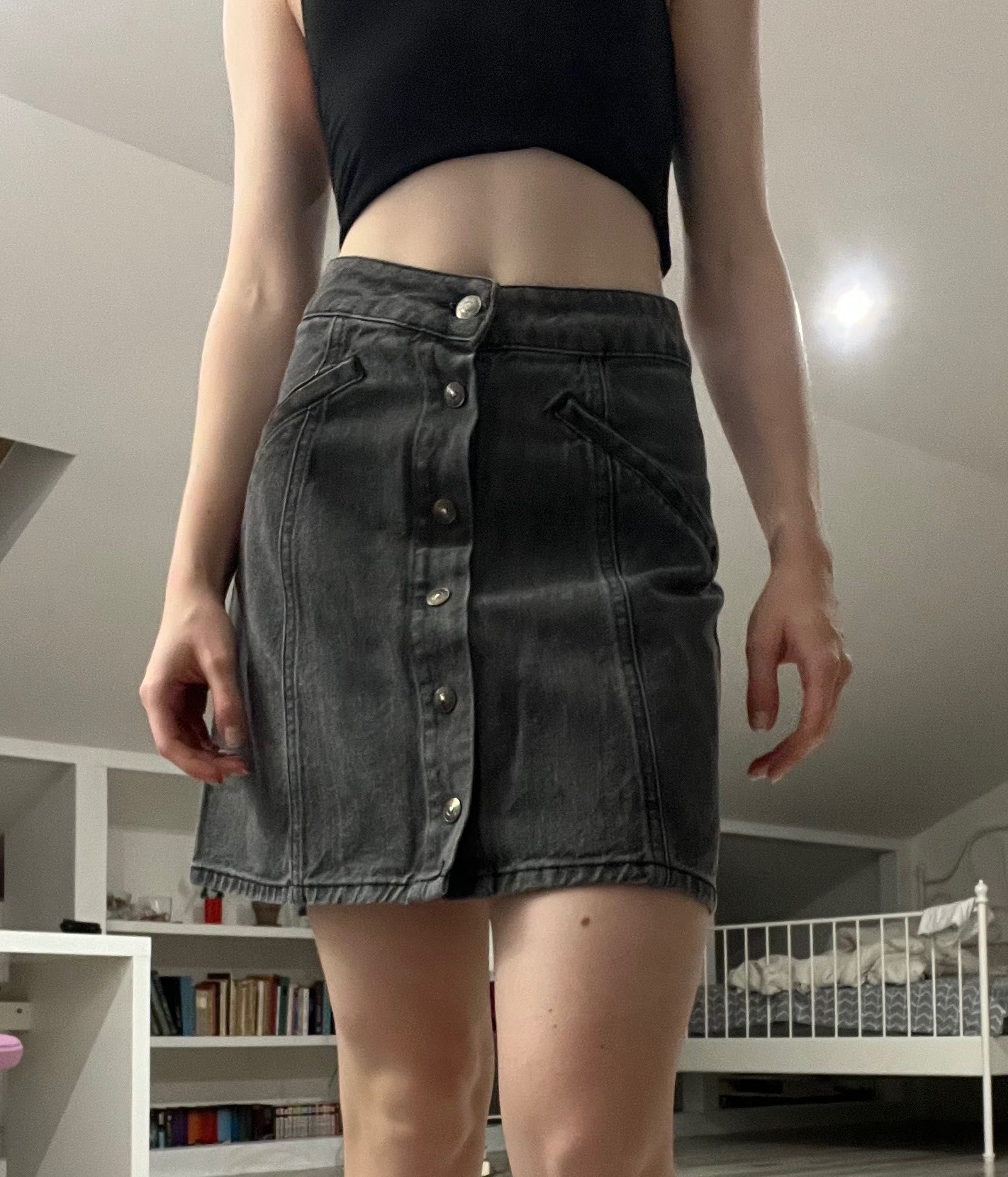 jeansowa spódniczka XS/S