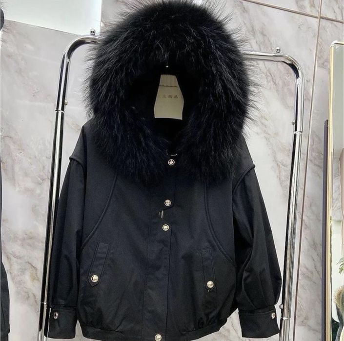 Парка з натуральним хутром