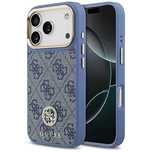 Etui Guess 4G Strass Logo MagSafe na iPhone 17 Pro - niebieskie