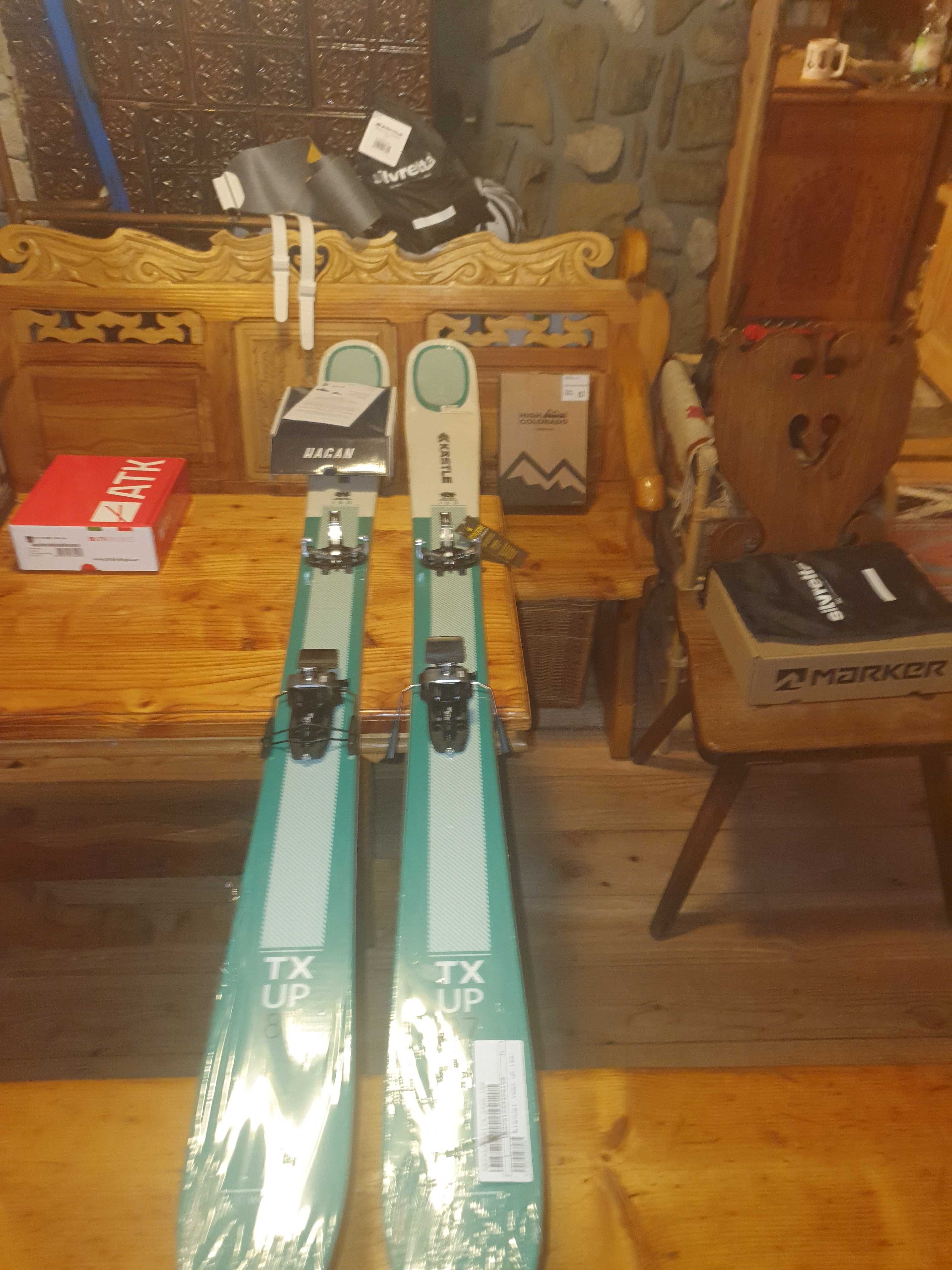 SKITUR-FREERIDE kastle tx up 87z wiązaniami hagan pure i fokami pomoca