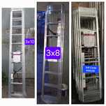 Трьохсекційна універсальна драбина KRAUSE Corda 3x6,3х8,,3х11