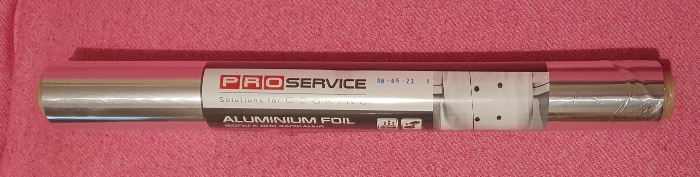 Фольга харчова пищевая широка 450 мм , 100 метров.Pro service. 1.18 кг