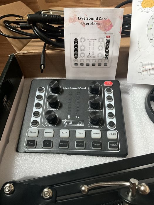 Професійний студійний мікрофон Xisono M8 (BM-800) з повним комплектом