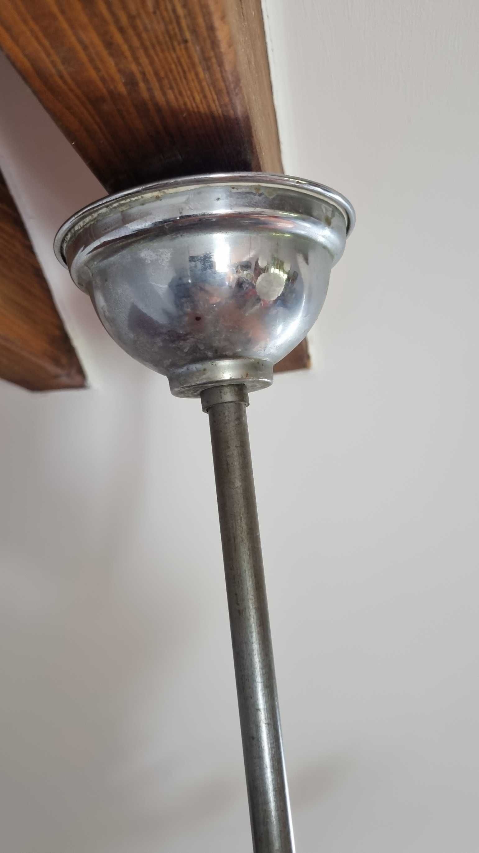 Żyrandol Lampa Bauhaus rasowe Art Deco Czechosłowacja lata 30 design