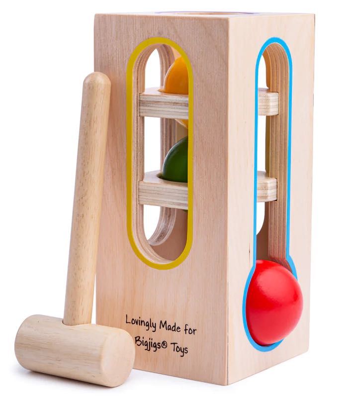 Gra zręcznościowa Spadająca piłka BB102 Bigjigs Toys