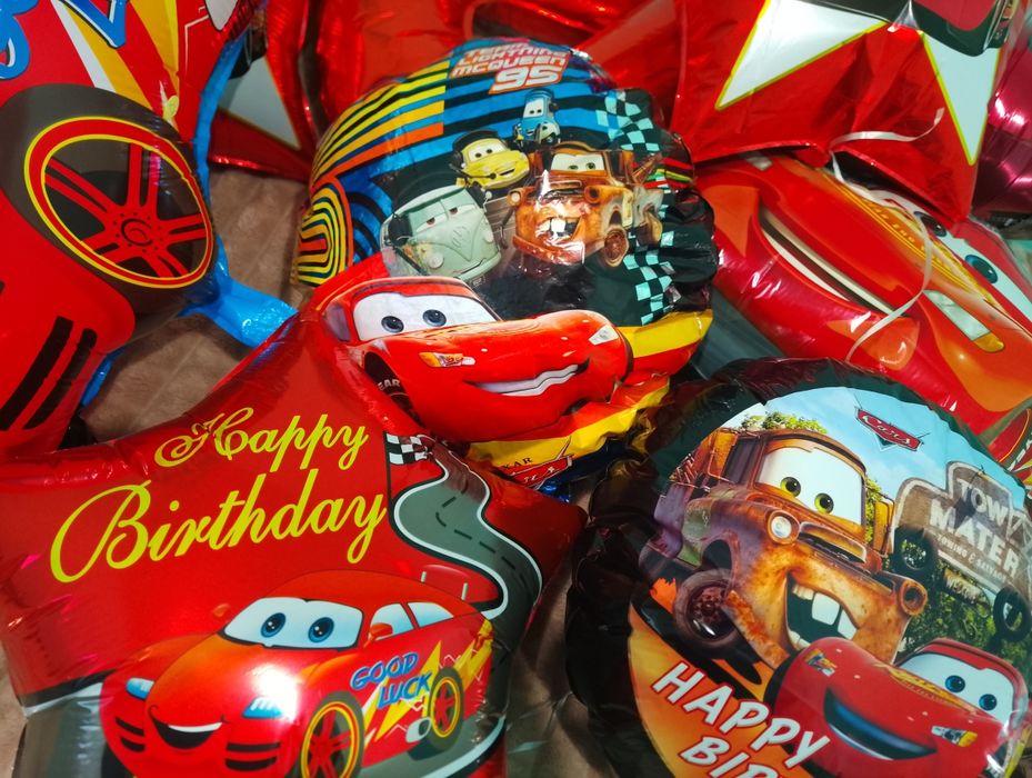 набір кульки такчки маквін фотозона 4  роки