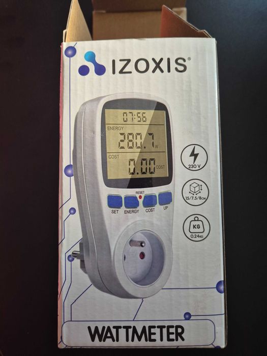Watomierz Licznik Energii Miernik Prądu Poboru Mocy