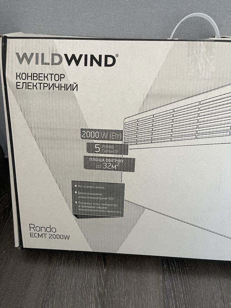 Конвектор електричний Wild Wind ecmt 2000 w, состояние новое