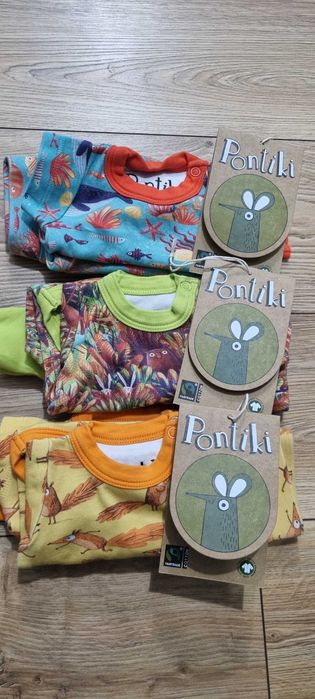 Ciuszki niemowlęce Nowe PONTIKI 9 sztuk