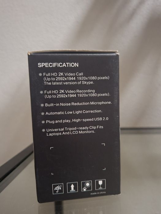 Web cam HD 2k  - muito pouco usada