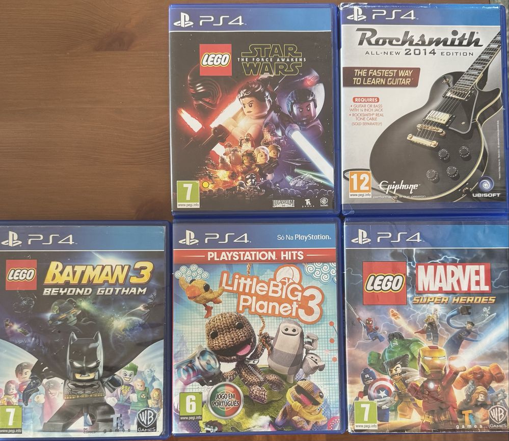 Jogos PS4 - vendo como lote