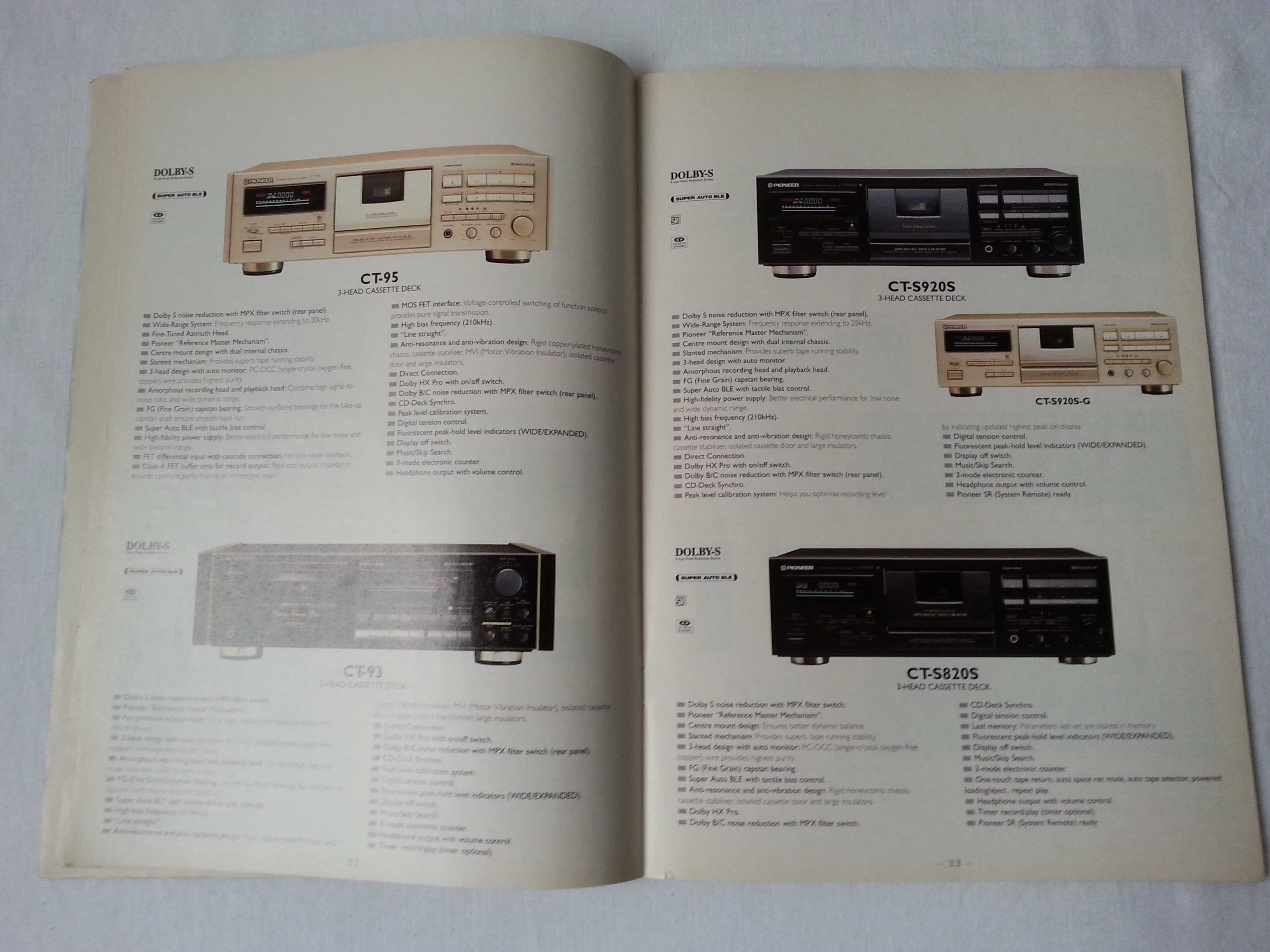 Katalog Pioneer Audio Video 1993-94