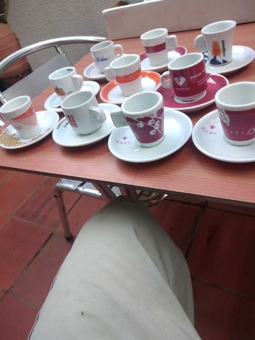 Chávenas de café