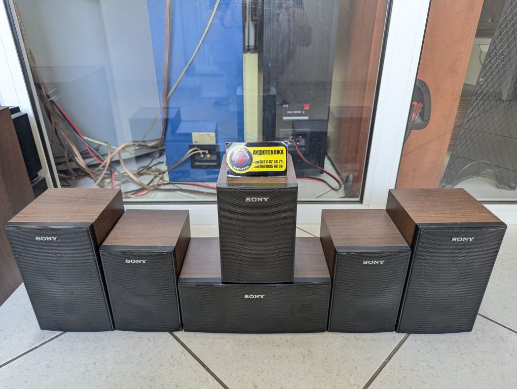 6.0 Акустика Sony SS-MSP890. В отличном состоянии.