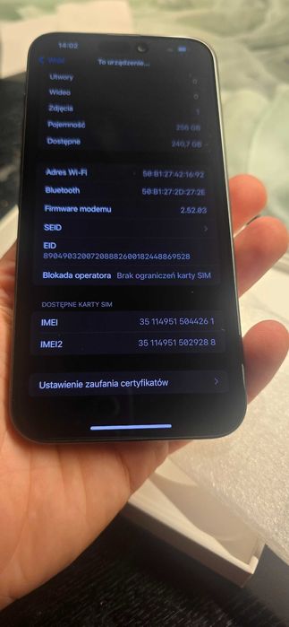 iPhone 15 pro max 256gb niebieski, stan jak nowy! Za gotowke, oryginał