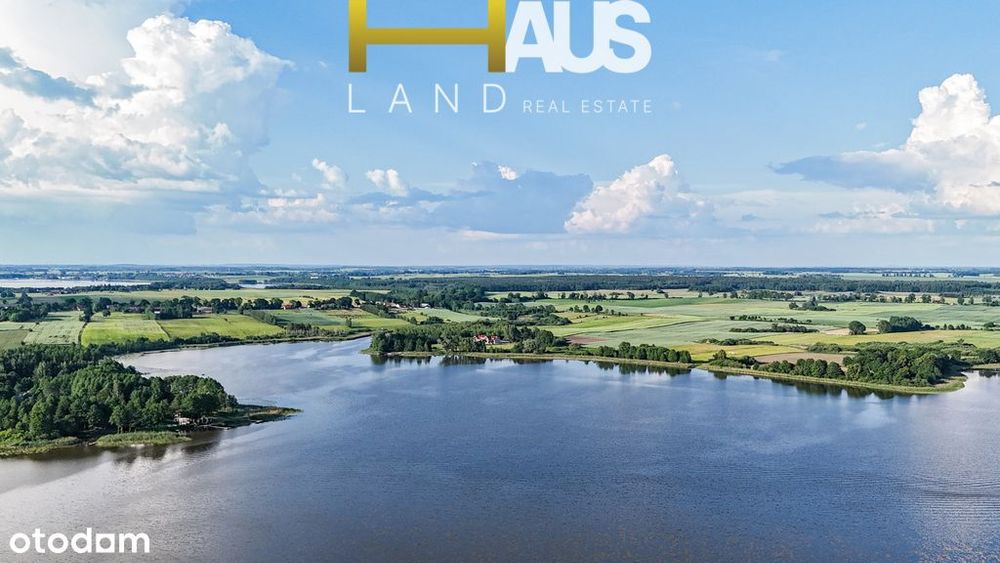 Działka z własną linią brzegową, Jeziorak, media