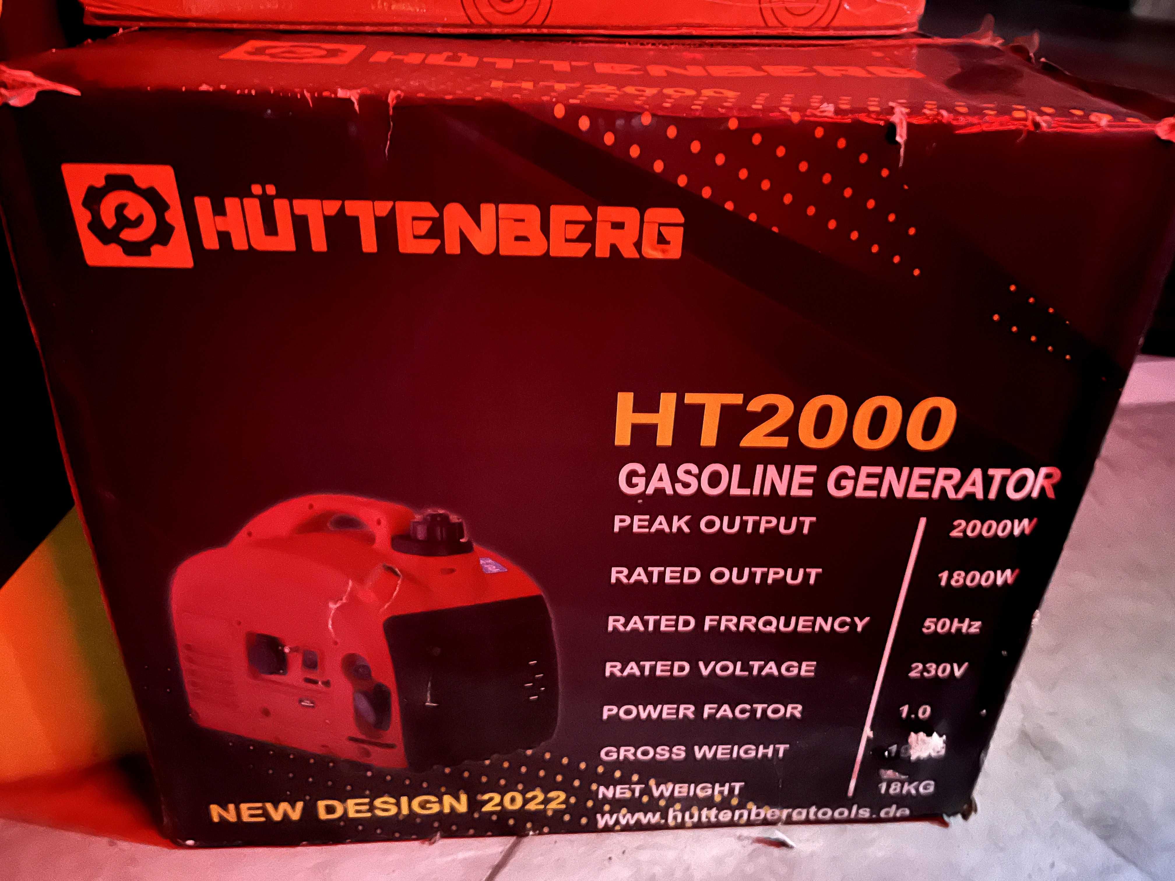 Новий! Інверторний генератор, бензиновий Huttenberg HT2000
