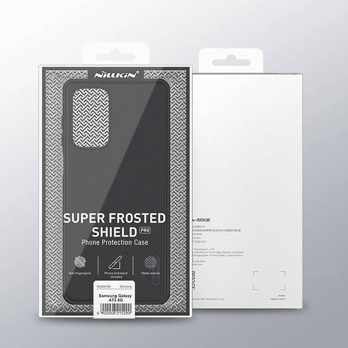 Nillkin Super Frosted Shield Pro pokrowiec Samsung Galaxy A73 zielony