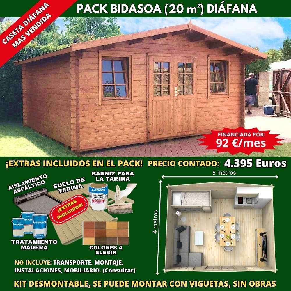 BUNGALOWS PARA CAMPISMO OU TURISMO RURAL T0/T1/T2/T3