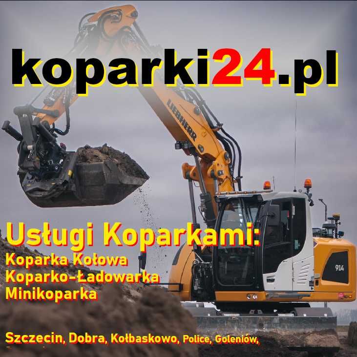 Koparki 24 Prace ziemne Koparko Ładowarka Minikoparka Koparka 16t
