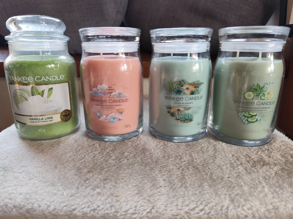 Yankee Candle największe ponad 30 zapachów 623g/567g