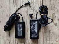 Zasilacz HP BLUE 45W  19v  oryginał  mała koncówka  z igiełką