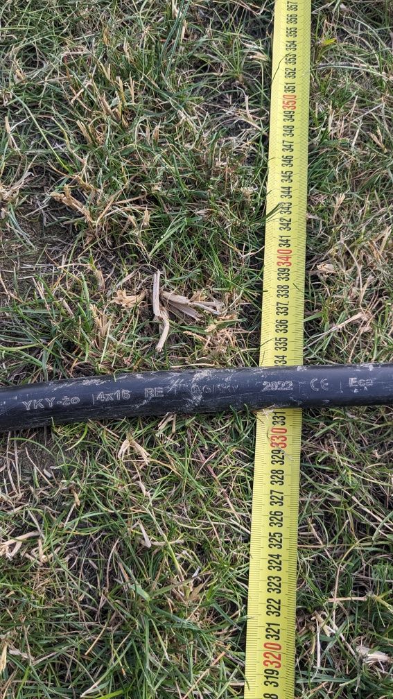 Kabel ok. 5m Okrągły elektryczny, instalacyjny, ziemny YKY 4 x 16