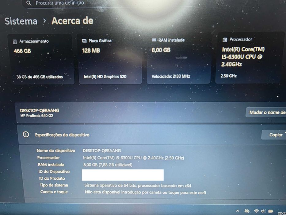 Portátil HP ProBok 640 G2