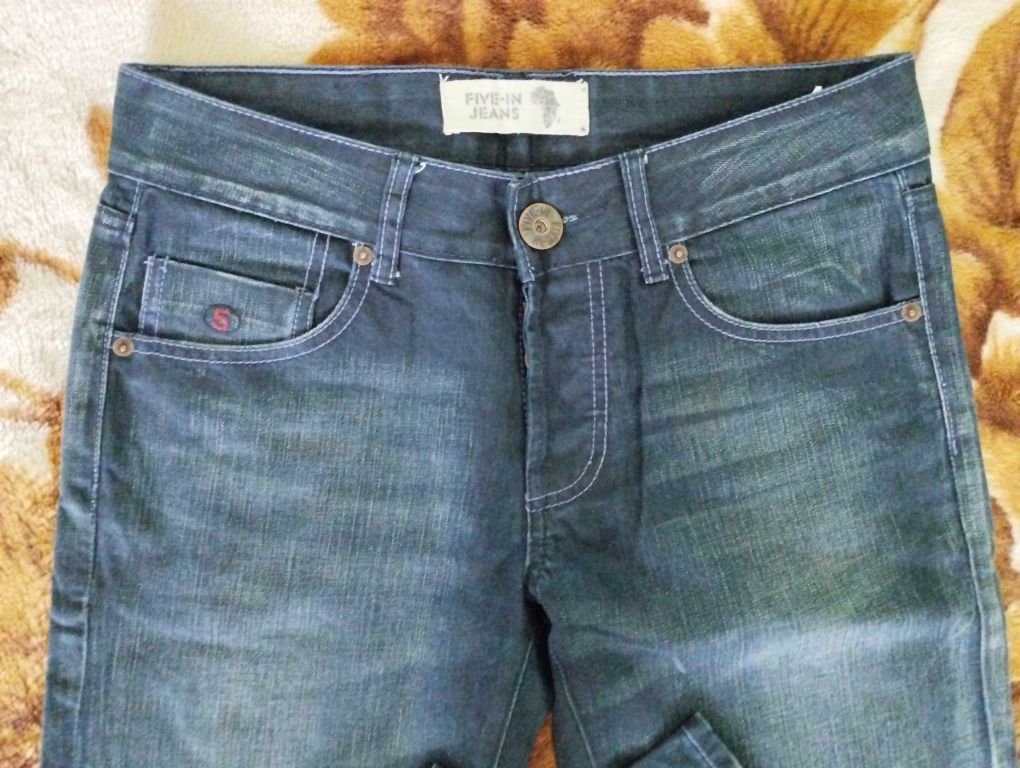 Spodnie damskie  nowe jeansowe Five In Jeans  granat rozmiar 30