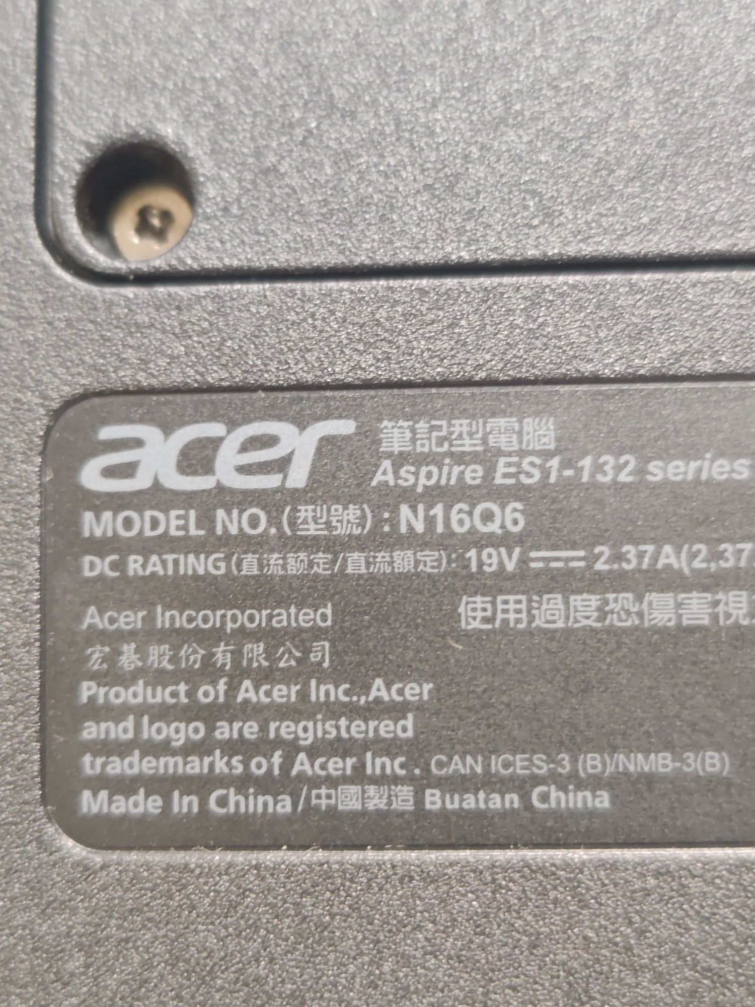 Ноутбук Acer Aspire es11  ES1-132-C2-L5