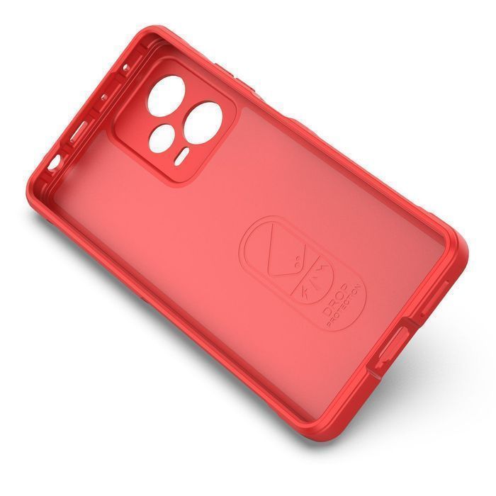 Płynnie Elastyczne Etui Xiaomi Redmi Note 12 Pro+ - Czerwień