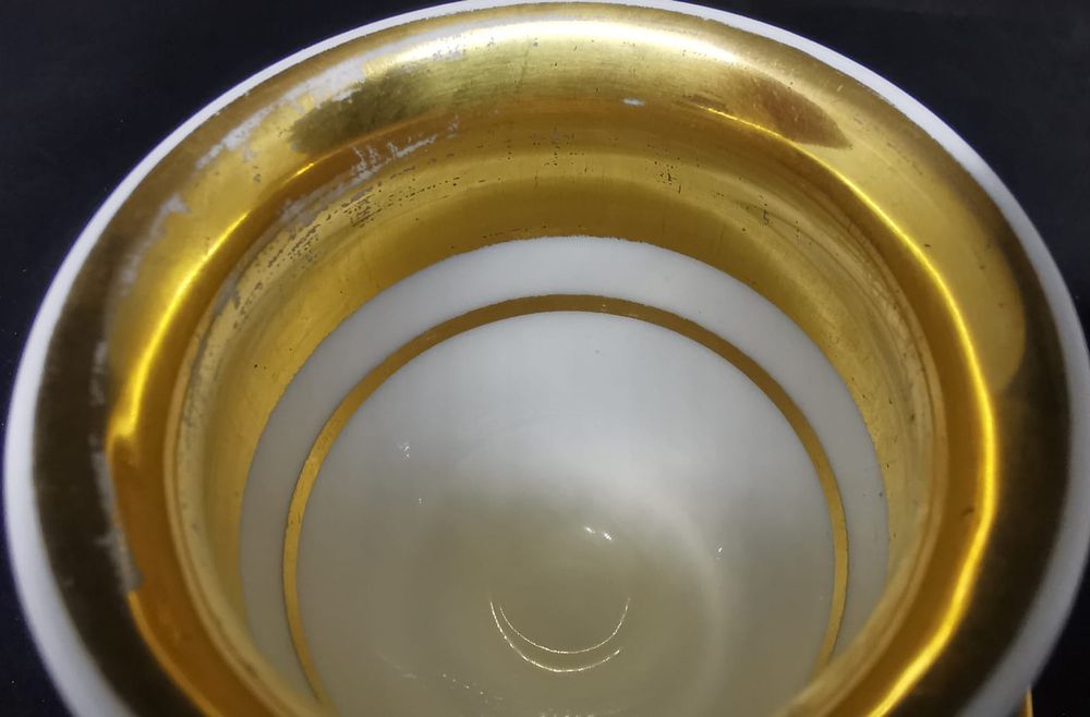 Porcelana Bawaria Thomas Wzor z 1846 Biedermeier Duo Mokka 1927r.unika