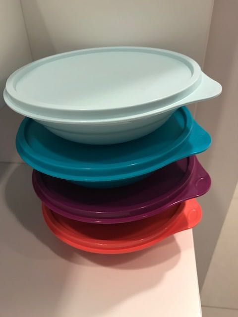 4 Caixas Coloridas (450ml) Tupperware