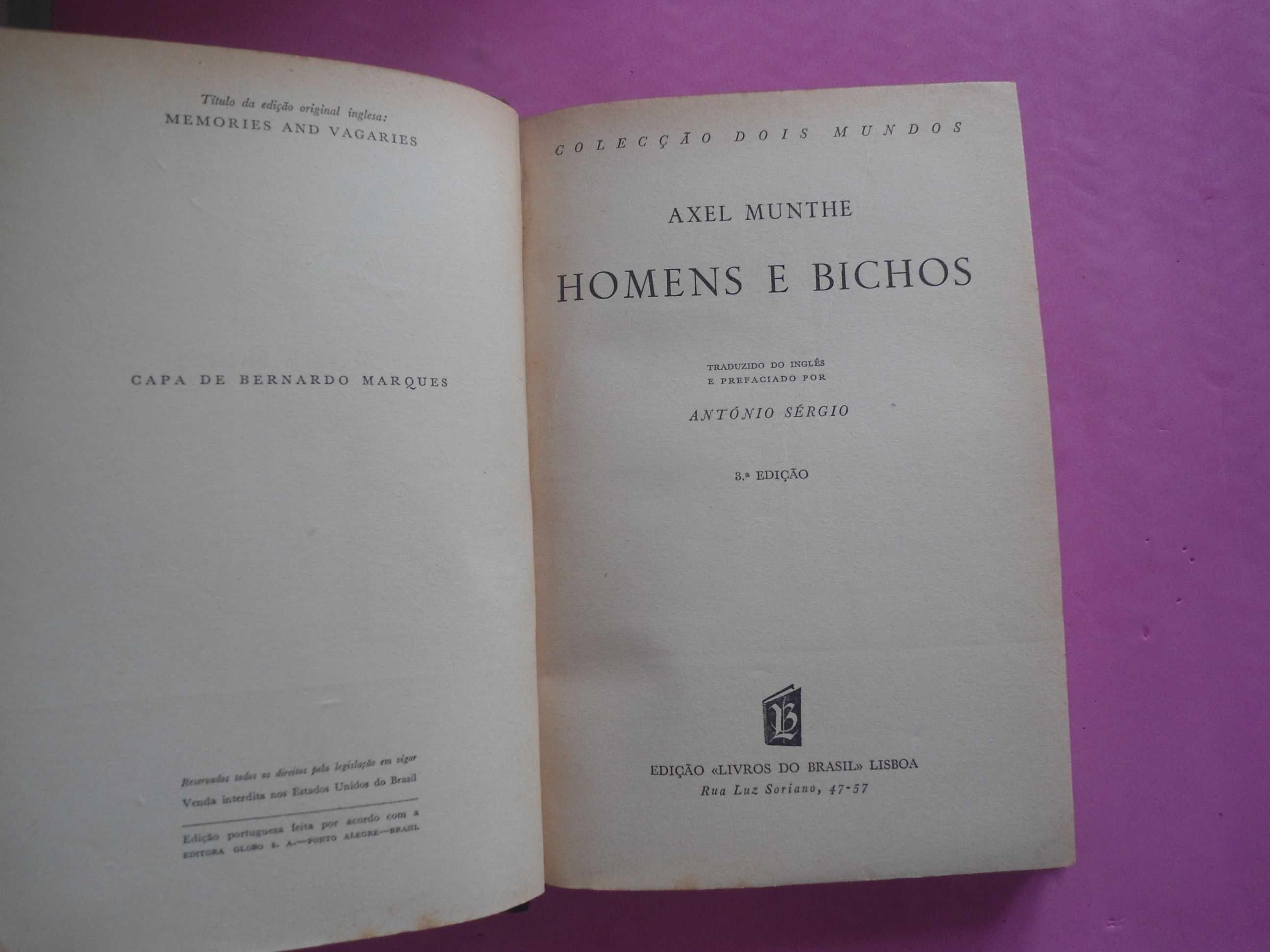 Homens e Bichos por Axel Munthe