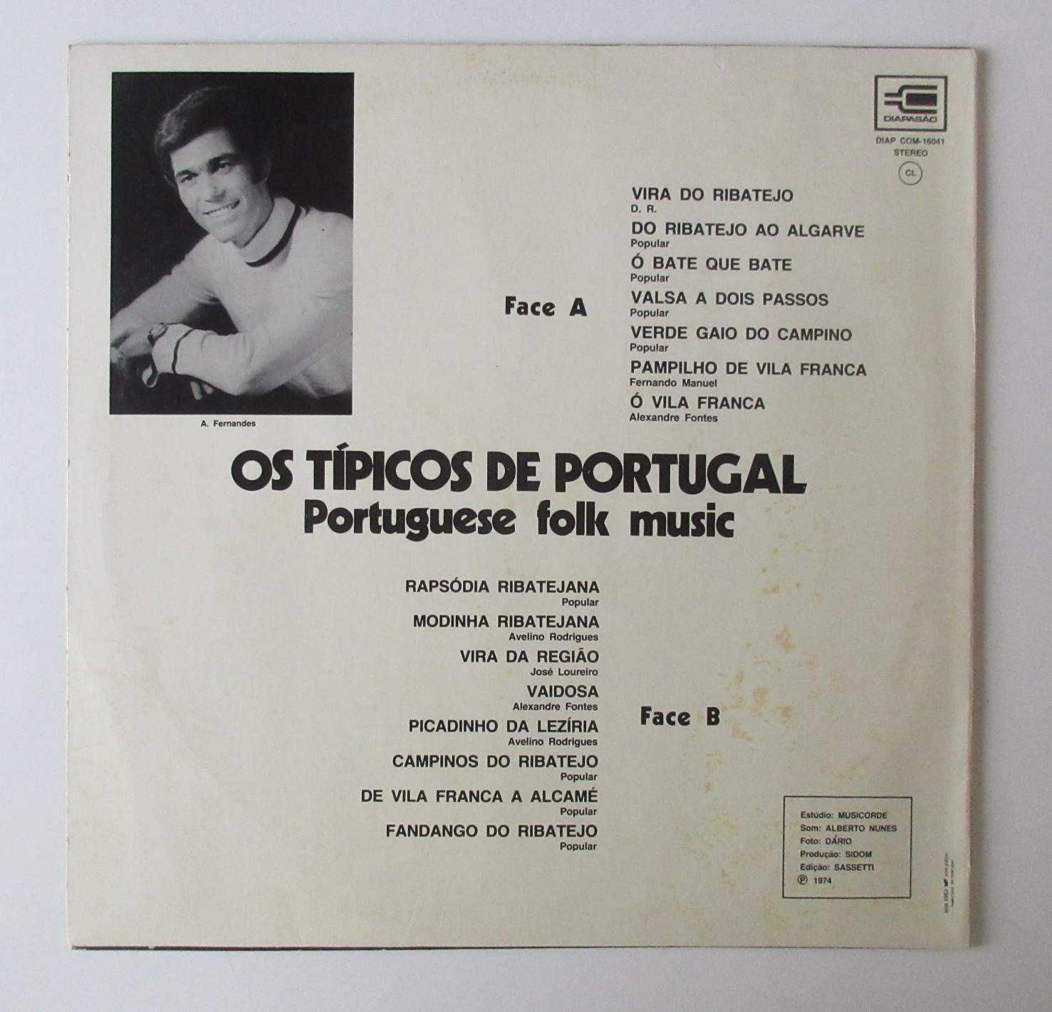 OS TÍPICOS DE PORTUGAL - Portuguese Folk Music (LP)