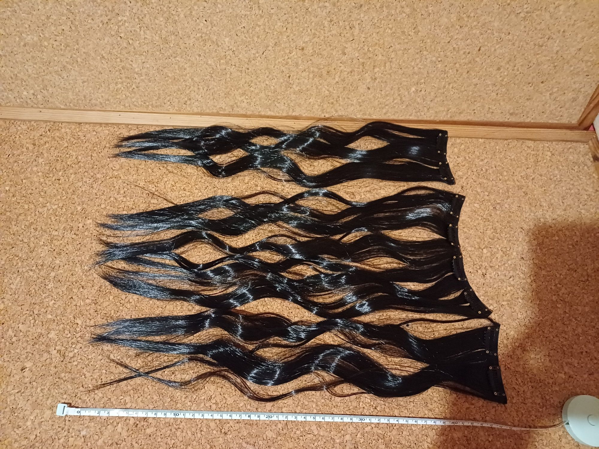 Extensão de cabelo com clips. Novo.