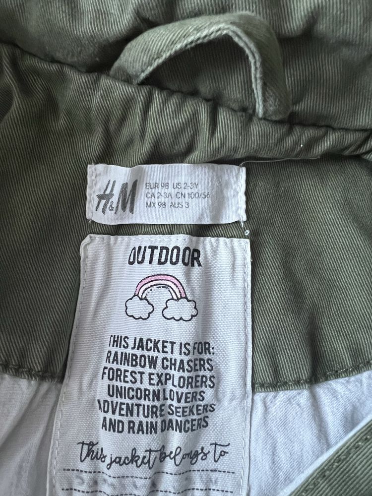 H&M parka dla dziewczynki r.98