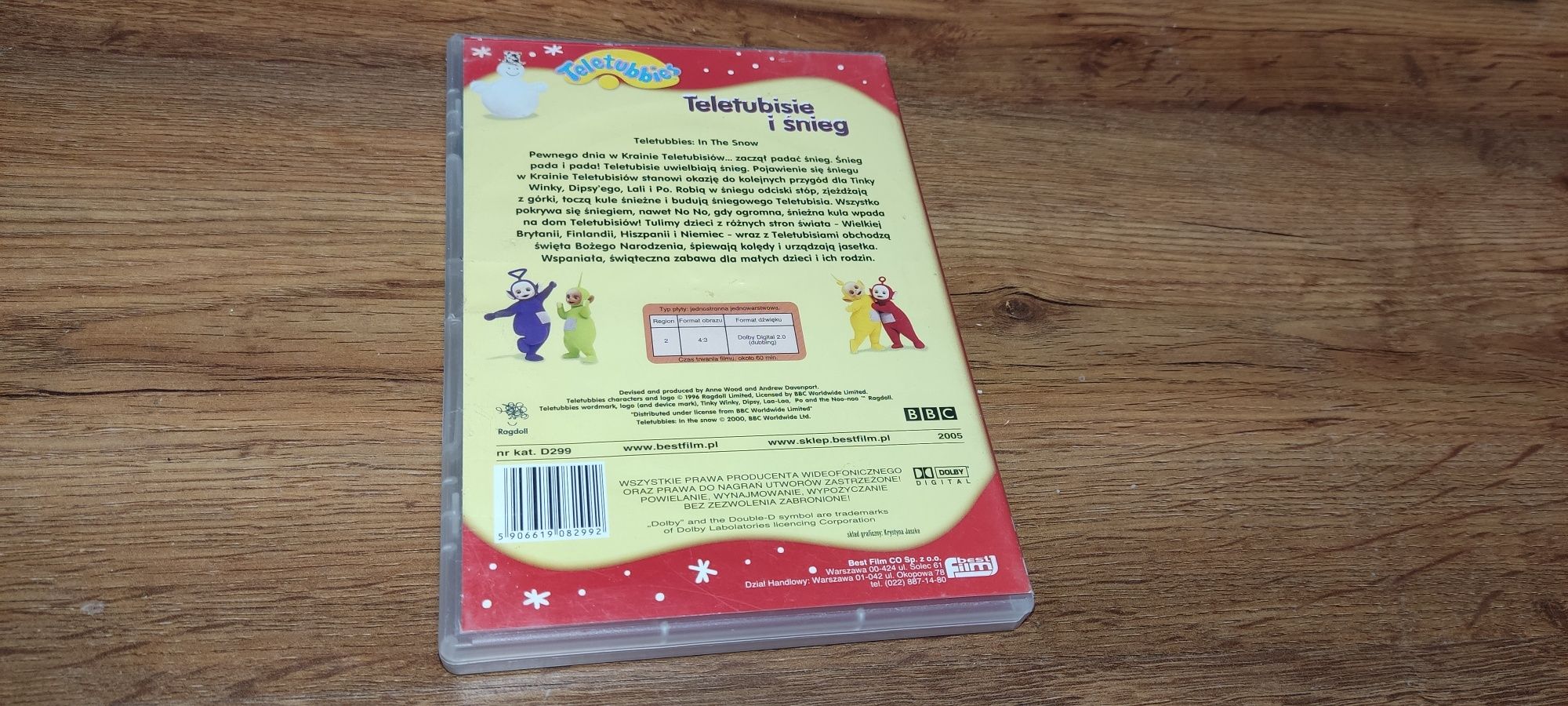 Teletubbies Teletubisie Płyta DVD Teletubisie i śnieg