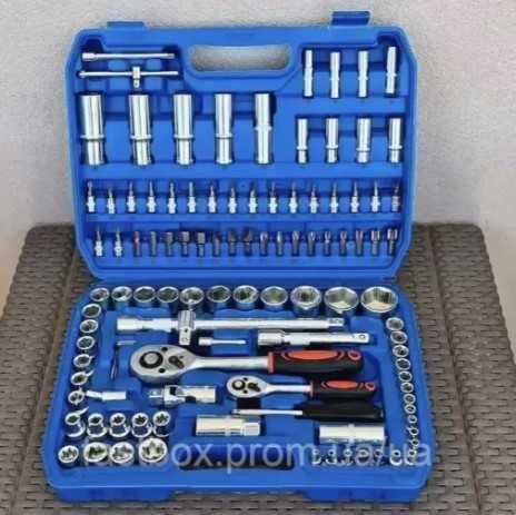 Міцний набір інструментів zhongxin 108 шт — хром-ванадієва сталь