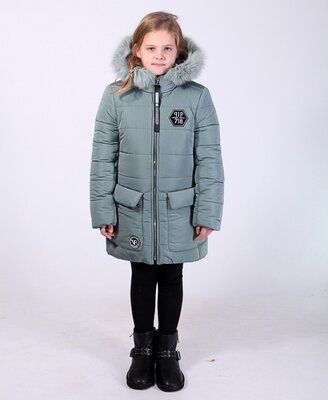 Зимовий пуховик для дівчинки Veronika, 140-152 см